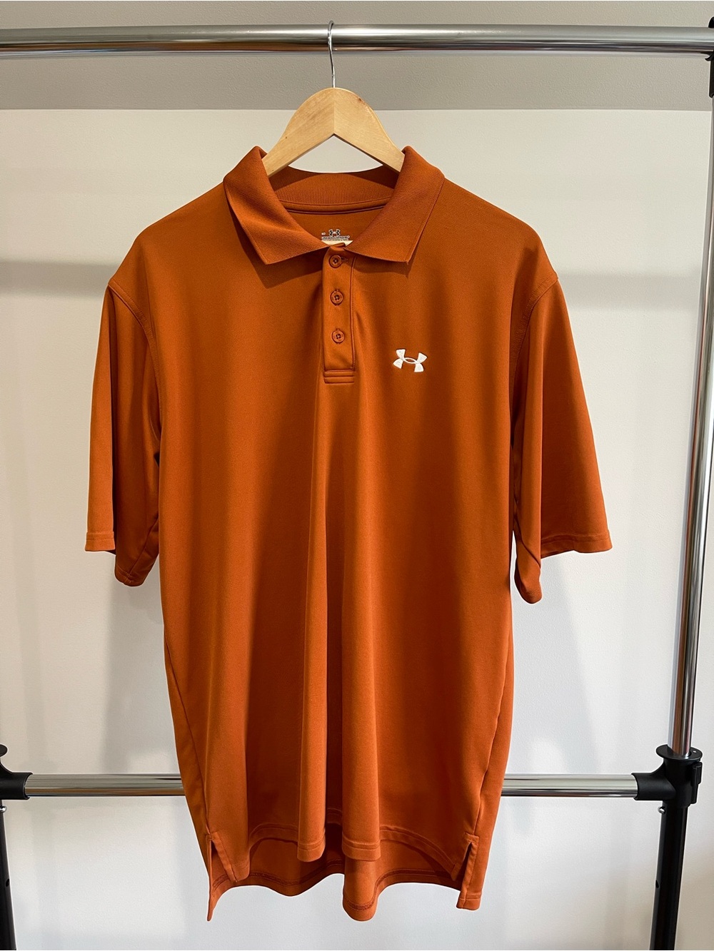 Under Armour Men's Orange Performance Polo - Size: Large